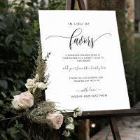 Moda en lugar de favores Boda beneficencia favorec