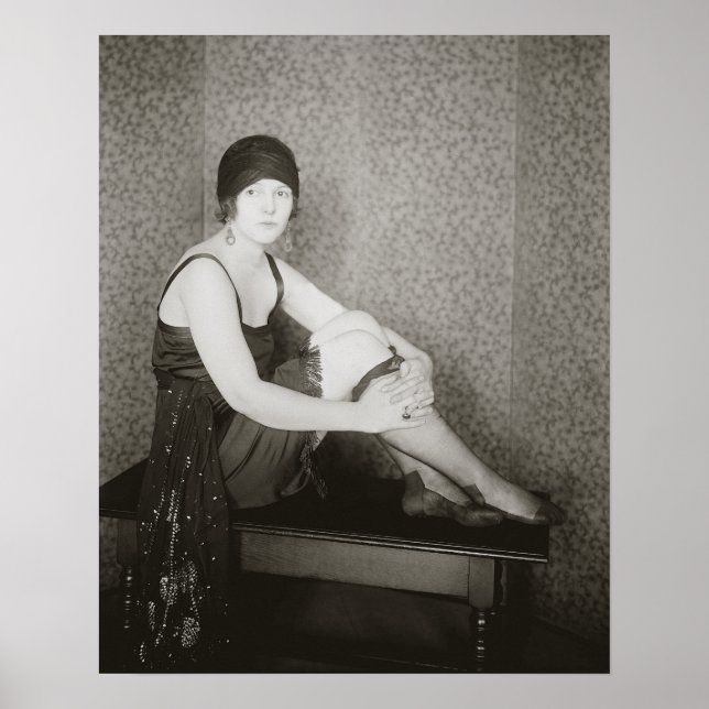 Póster Moda Flapper, 1922. Foto Antigua (Frente)