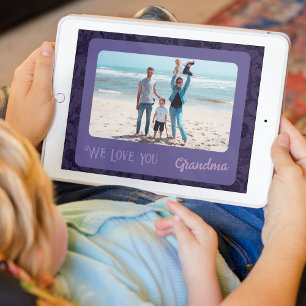 Póster Moda Fotos Personalizadas Mensajes de texto Abuela