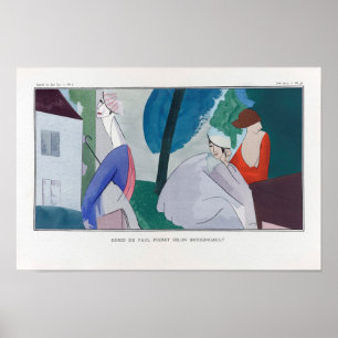 Póster Moda parisina, 1914