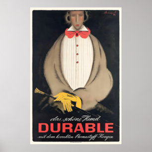 Póster Moda Retro Duradera La Camisa Hermosa Vintage
