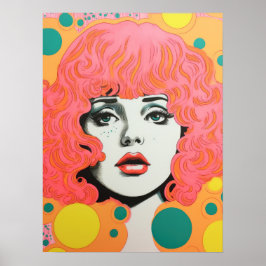 Póster Moda retro: La polka logra elegancia