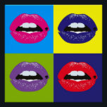 Póster Moda retro vintage elegante Hipster Pop Art<br><div class="desc">Retro Vintage Elegante Moda Hipster Pop Art Poster. Perfecto para el hogar,  la oficina,  la escuela,  el vestíbulo,  en cualquier parte.</div>