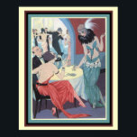 Póster Moda Roaring Twenties Imprimir 16 x 20<br><div class="desc">Gran Art Deco Escenario Social Impresión 16 x 20</div>