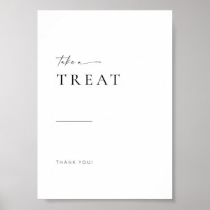 Póster Moda + Rótulo de tratamiento de Bodas de guiones m