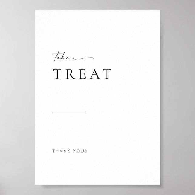 Póster Moda + Rótulo de tratamiento de Bodas de guiones m (Frente)