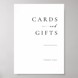 Póster Moda + Sencillas tarjetas de boda estilo guión mod