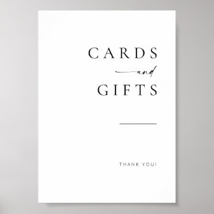 Póster Moda + Sencillas tarjetas de boda estilo guión mod