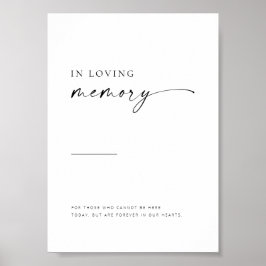 Póster Moda + Sencillo Guión Moderno En Memoria Del Rótul