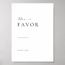 Póster Moda + simple escritura moderna Boda favorece el R