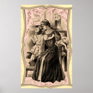 Póster Modas antiguas de 1900