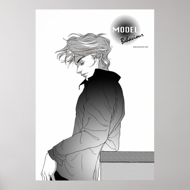 Póster Model behaviour (Frente)