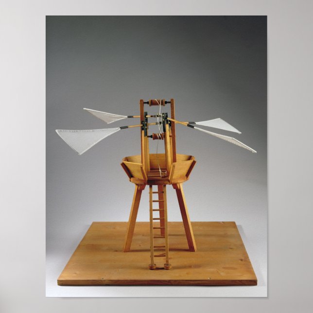 Póster Model reconstruction of da Vinci's design (Frente)