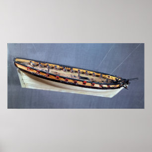 Póster Modelo de buque pirata, c.1810