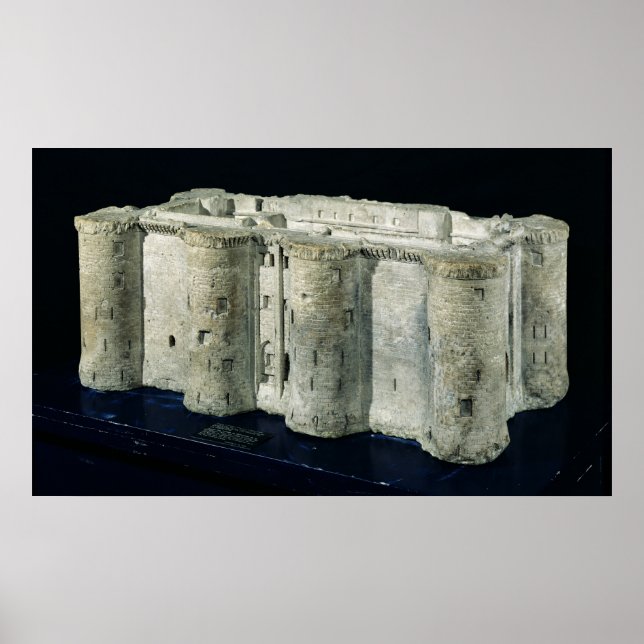 Póster Modelo de la Bastilla (Frente)