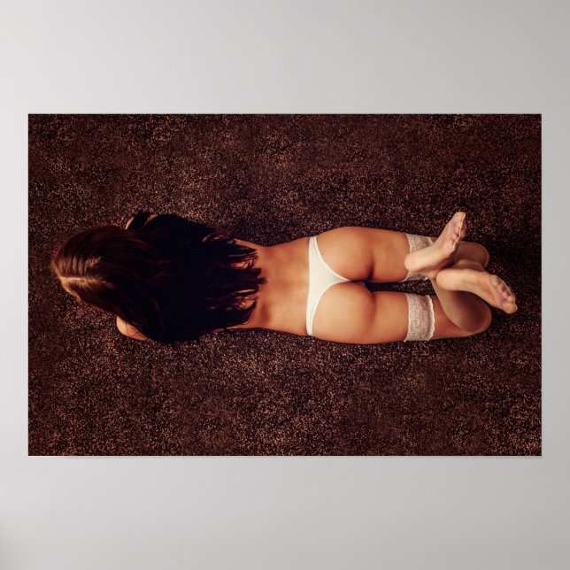 Póster Modelo de lencería sexy Poster fotográfico (Frente)