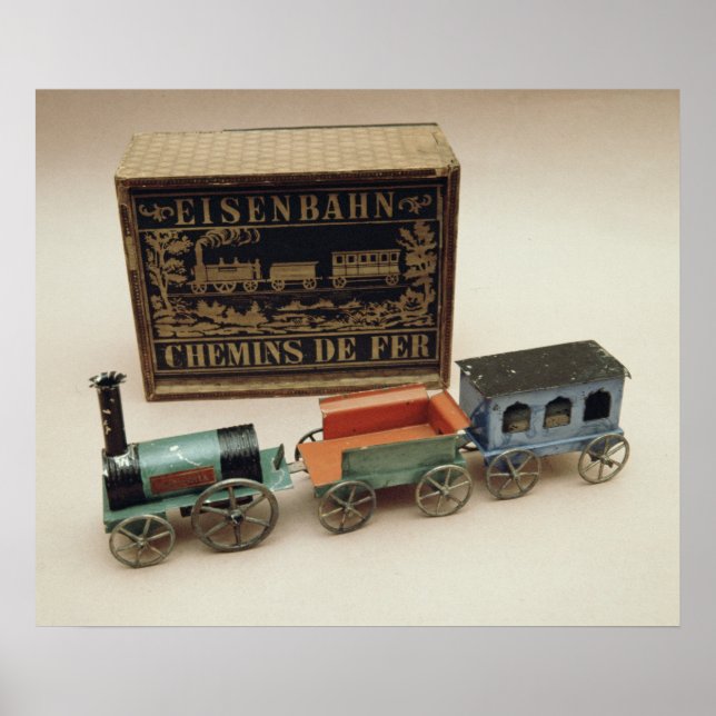 Póster Modelo ferroviario, c.1870 (Frente)