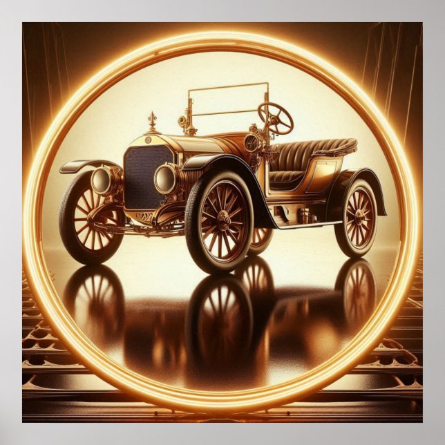 Póster Modelo Hupmobile 20 Roadster 04X (Frente)
