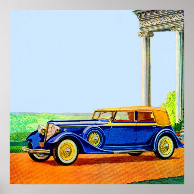 Póster Modelo Lincoln KA 1934 (Frente)