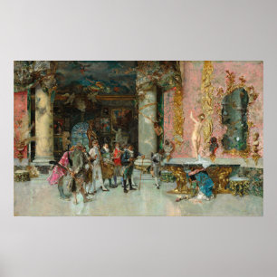 Póster Modelo - Mariano Fortuny Marsal Poster Bella Artes