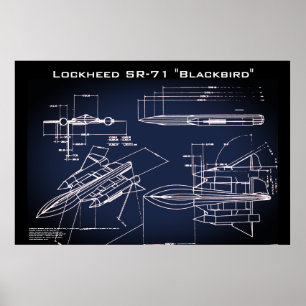 Póster Modelo SR-71