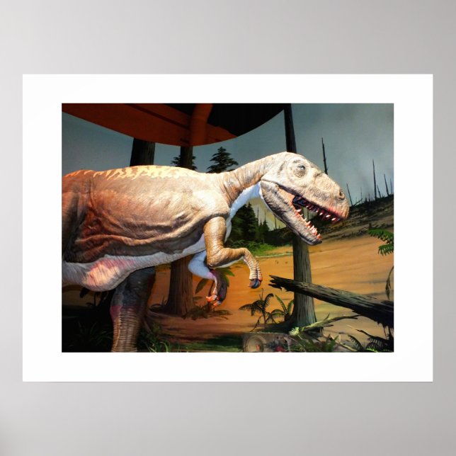 Póster Modelo T. rex (Frente)