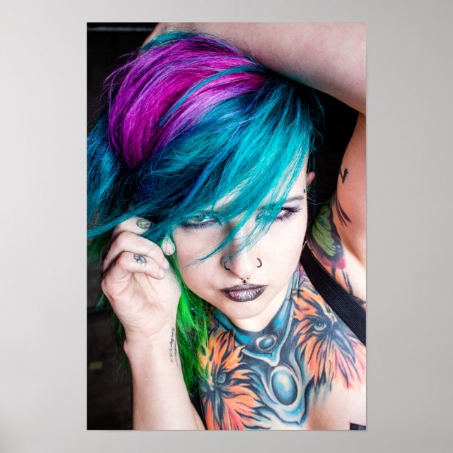 Póster Modelo Tattooed - Ashley Lynn (Frente)