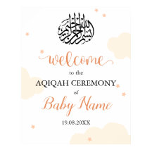 Moderable Rótulo Neutral Aqiqah Aqeeqah Poster