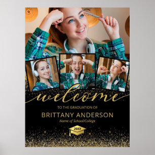 Póster Modern 2023 Graduation Photo Welcome