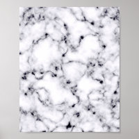 Modern Black White Designer Marble Pattern
