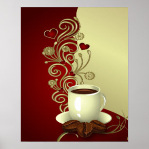 Póster Modern Coffee Lover