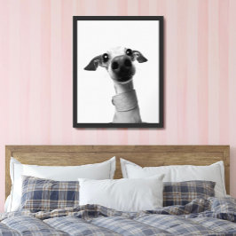 Póster Modern Custom Pet Photo | Meeko Large