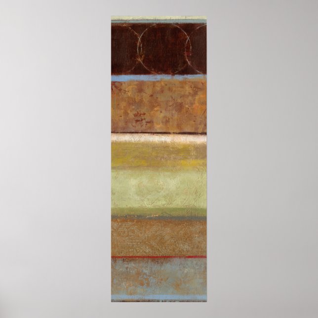 Póster Modern Painting in Earth Tones by Norman Wyatt (Frente)