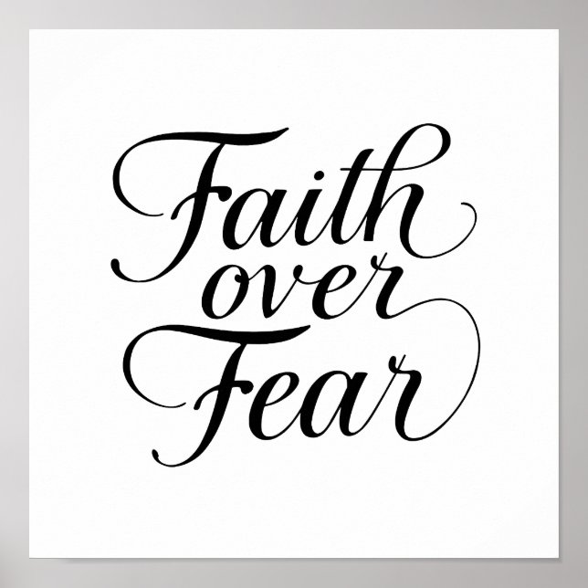 Póster Modern Spiritual Faith Quote (Frente)