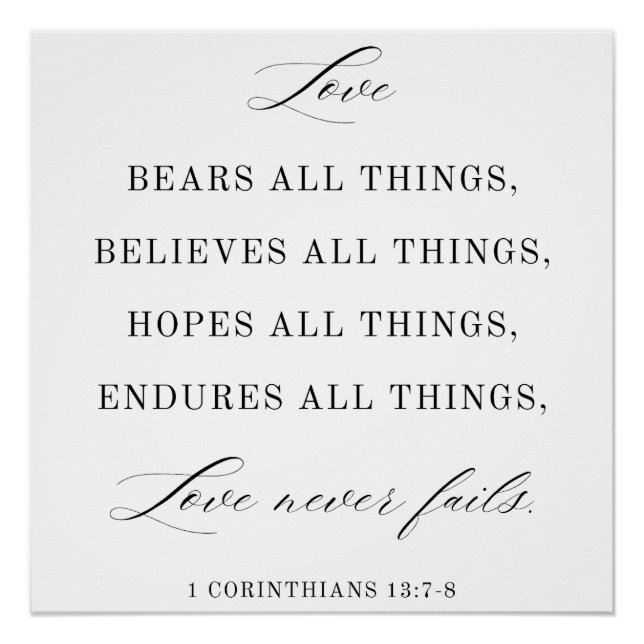 Póster Modern Wedding Quote Backdrop Tapestry  (Anverso)