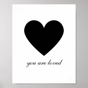 Póster Modern You Are Loved 