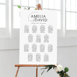 Póster Moderna 14 Mesas Carta de bienvenida