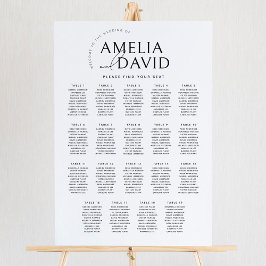 Póster Moderna 19 Mesas Carta De Bienvenida