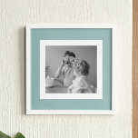 Póster Moderna foto familiar de fábrica simple y encantad<br><div class="desc">Moderna foto familiar de fábrica simple y encantador regalo</div>