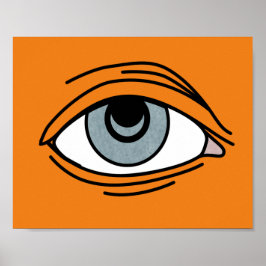 Póster Moderna Insomniac Eye Pop Art