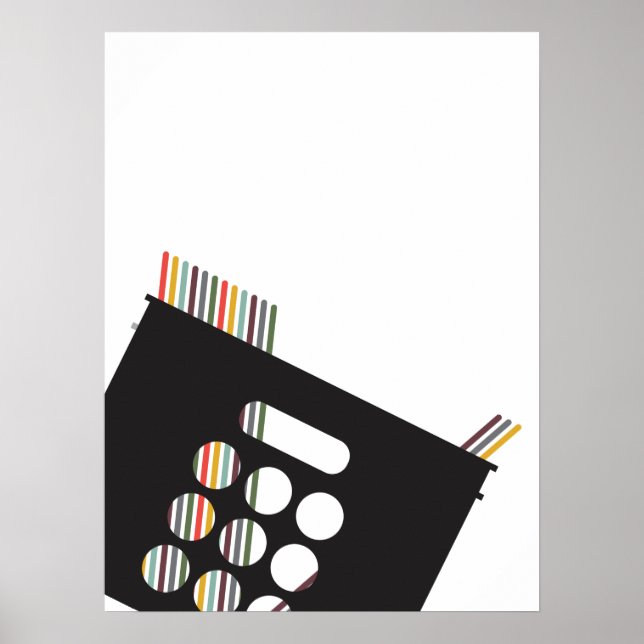 Póster Moderna tasa de registro de Junkie de Vinil (Frente)