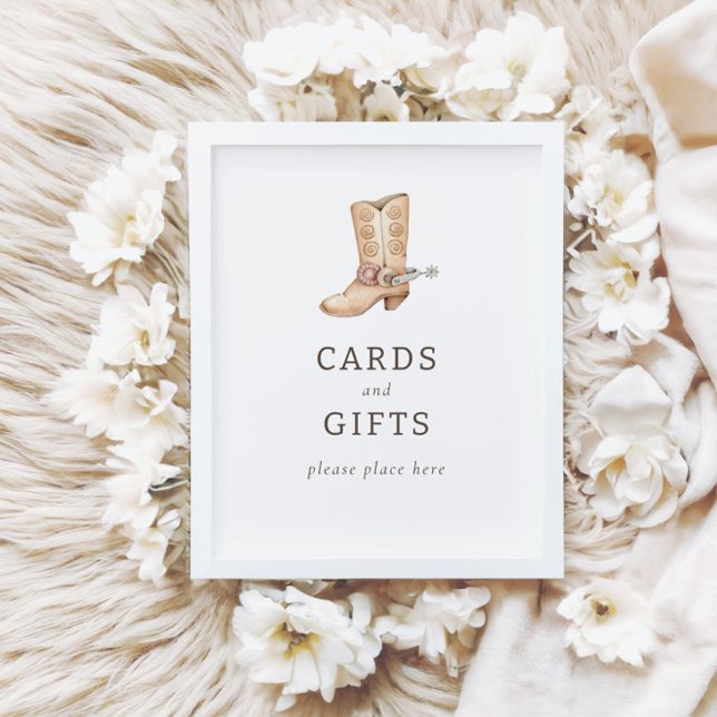 Póster Modernas tarjetas de rodeo occidentales + Rótulo d (Subido por el creador)