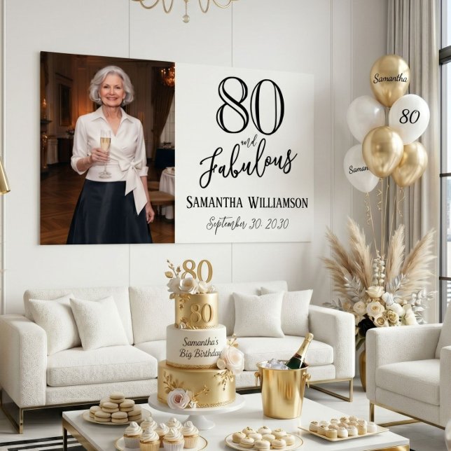 Póster Moderno 80 y Fabuloso Nombre Fecha Cumpleaños  (Subido por el creador)