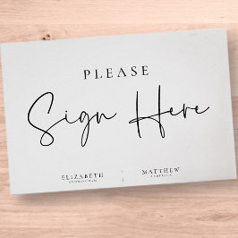 Póster Moderno Boda elegante Minimalista