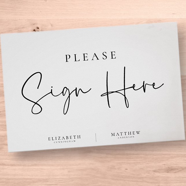 Póster Moderno Boda elegante Minimalista (Subido por el creador)