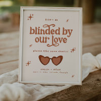Moderno Boda Retro Gafas de sol Favor Rótulo