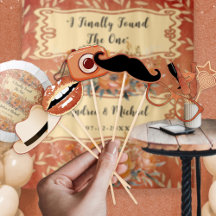 Moderno Boho Rustic Fun Photo Booth Bodas Props