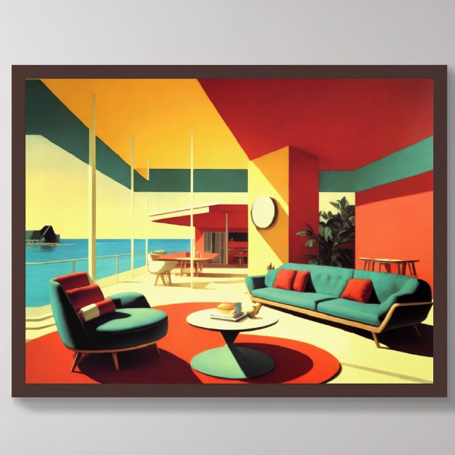 Póster Moderno Dream House de Mediados del Siglo 4:3 (Subido por el creador)