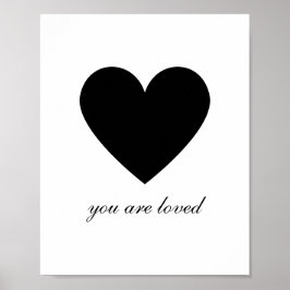 Póster Moderno, Eres Amado