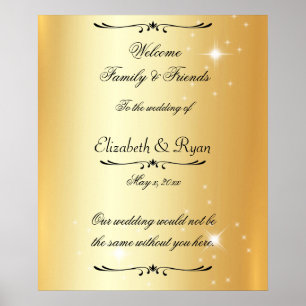 Póster Moderno, Faux, Relieve metalizado dorado, Recepció